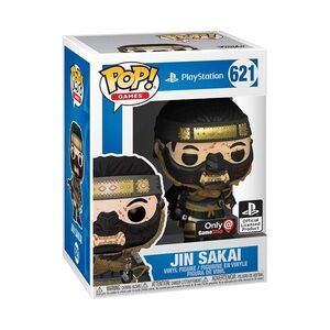Funko Pop! 621 Jin Sakai Vinyl Figure - Bloody GameStop Exclusive